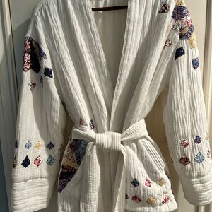 Anthropologie Quilted Patchwork Jacket